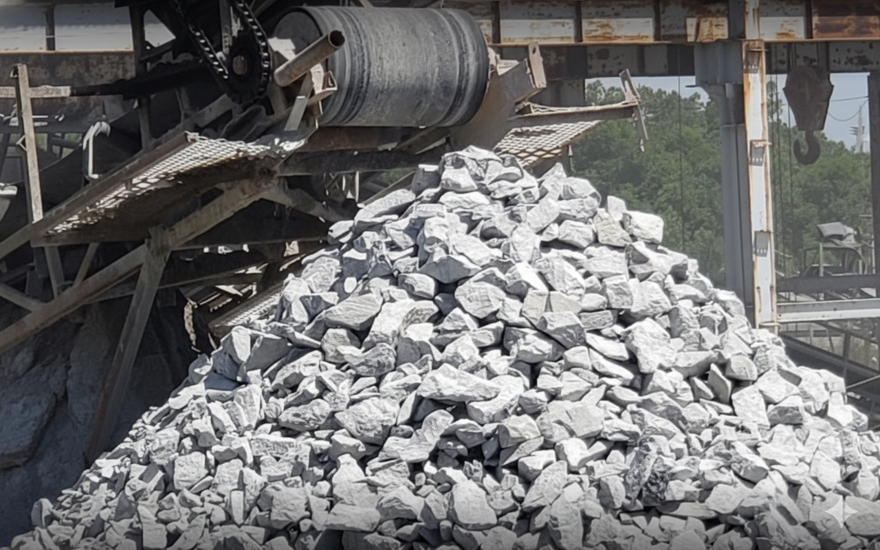 Đá xây dựng nghiền sàng